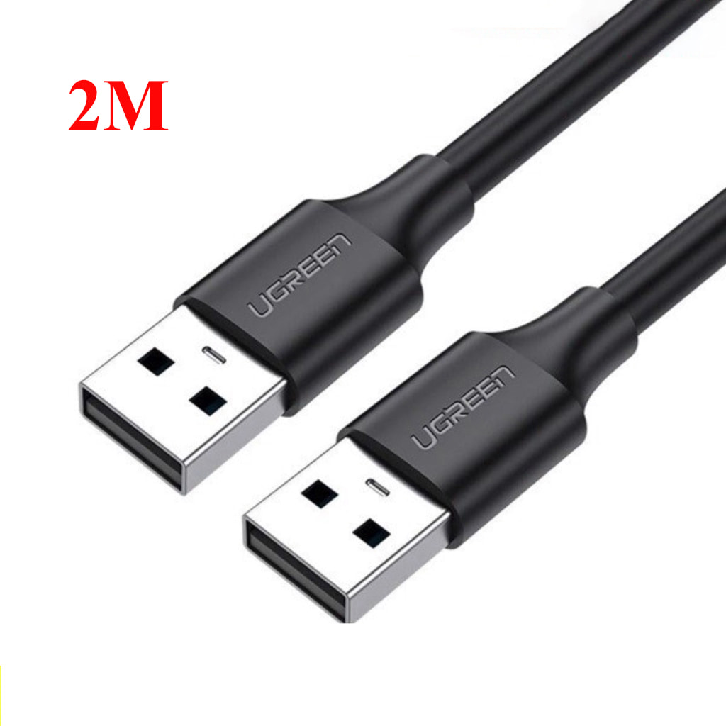 Cáp USB 2 đầu đực dài 2m ugreen UG-10311 cao cấp